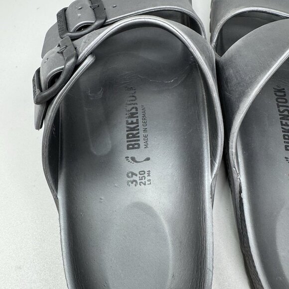 Birkenstock Womens Arizona Eva Anthricite Gray Sandal EUR 39 Size US 8.5 - Picture 6 of 7